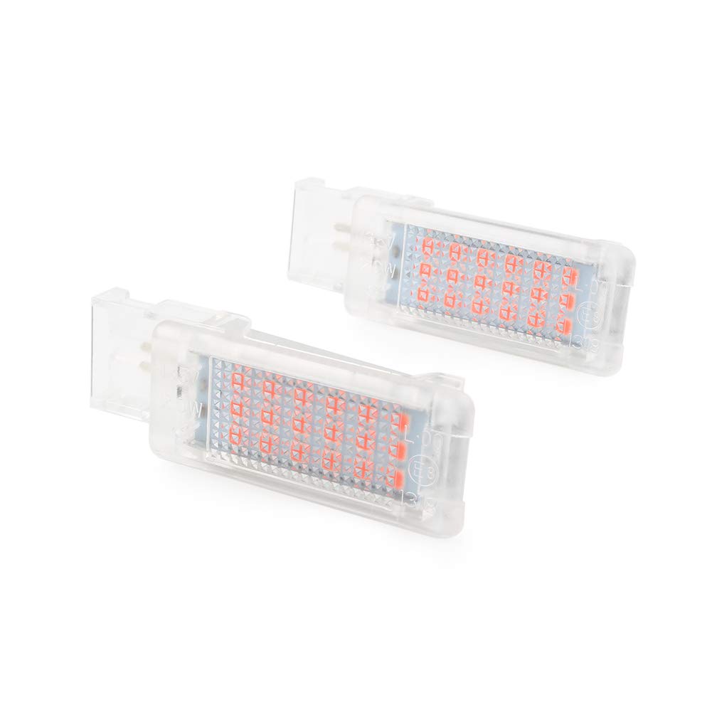 CNFANG4 LED Footwell Lights - Compatible with VW Golf 6 (2009-2013), Jetta (2006-2008), Skoda Superb/Fabia/Octavia - Interior Car Lighting Upgrade for Enhanced Ambience & Night Visibility