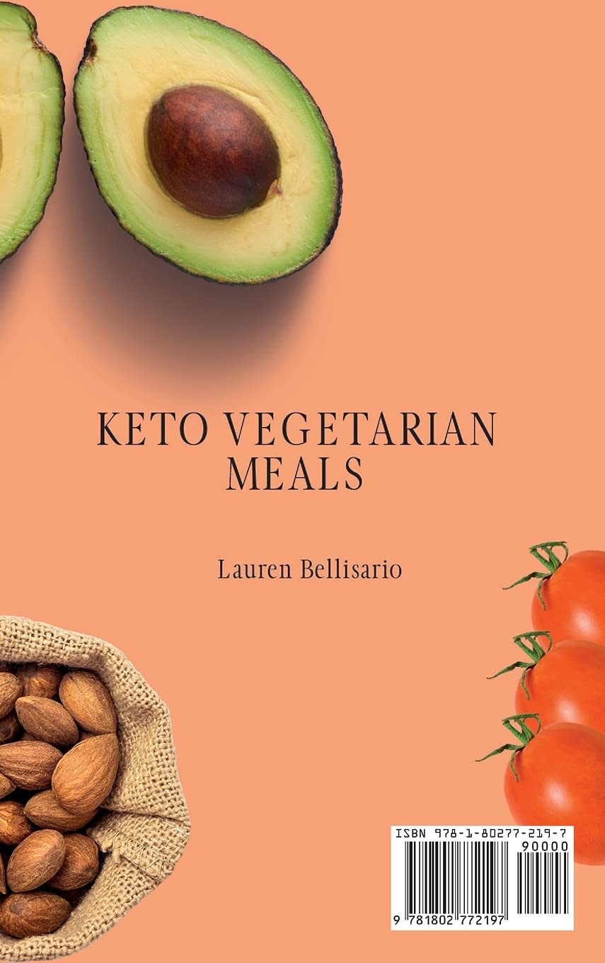 Keto Vegetarian Meals for Weight Loss - Low Carb Plant-Based Diet Food for Energy & Wellness | Perfect for Meal Prep, Fitness Lovers & Healthy Lifestyle