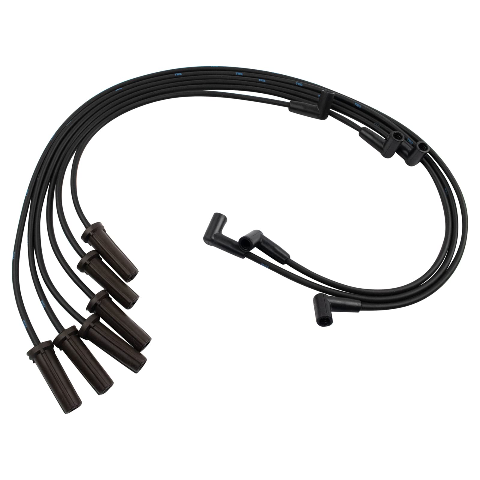 TRQ High Performance Ignition Spark Plug Wire Kit Set for Buick Park Avenue & Bonneville 3.8L Supercharged Engines - Durable Replacement Parts for Smooth Acceleration & Better Fuel Efficiency - Perfect for Daily Commuting & Highway Driving