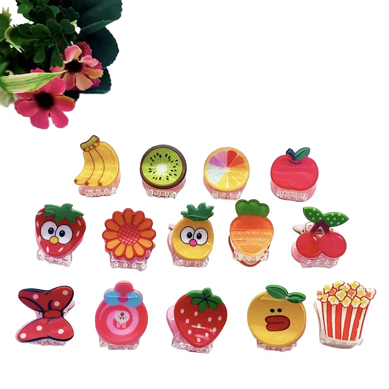 Ghelonadi Mini Claw Hair Clips for Toddlers & Baby Girls - 6-Pack Cute Alligator Hair Barrettes in Assorted Colors | Perfect for School, Parties & Daily Hair Styling