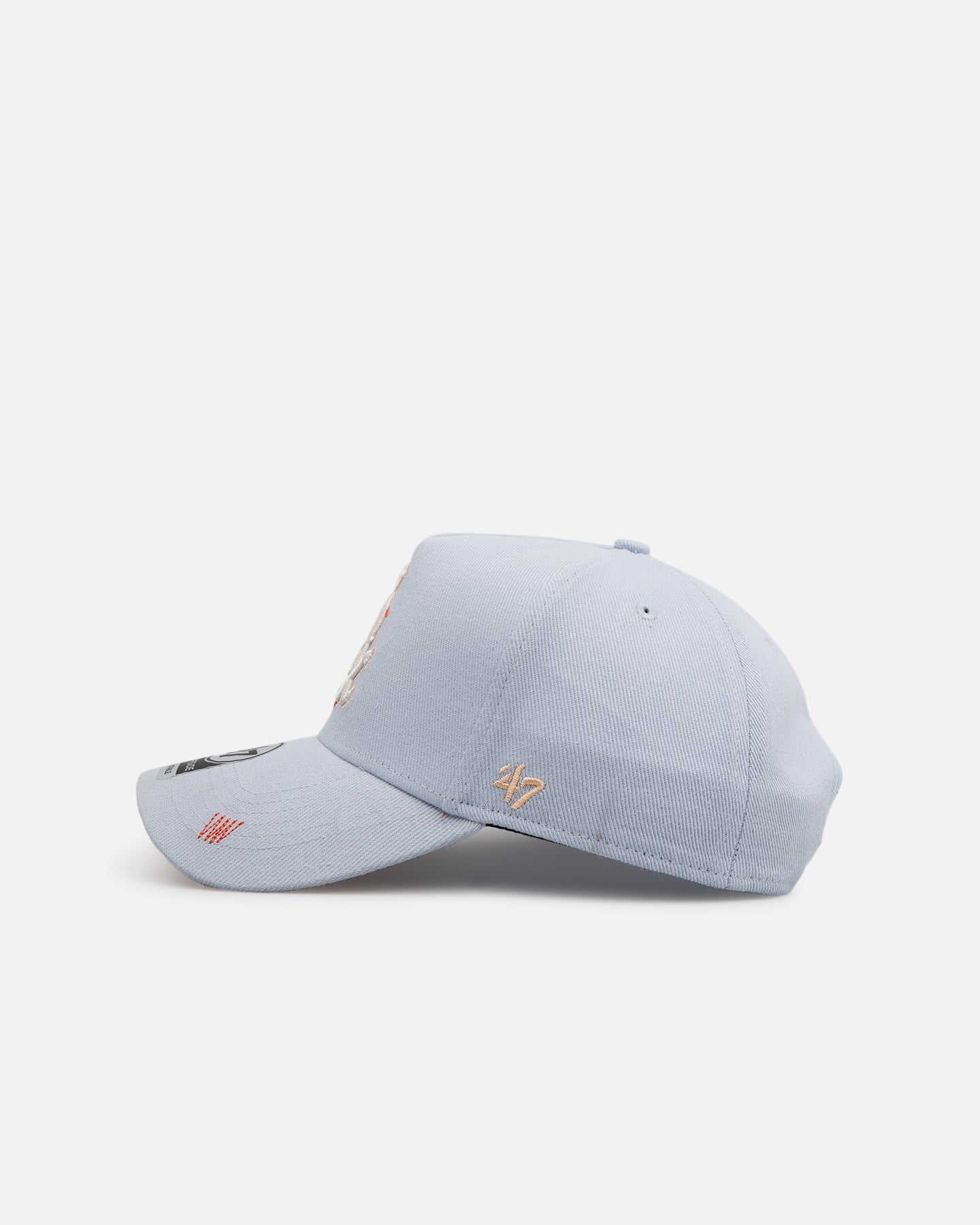 47 Brand Chicago White Sox 'Overstitch' 47 Offside Snapback Hat - Light Blue Adjustable Baseball Cap for Men & Women - Perfect for Sports Games, Casual Wear & Fan Collections