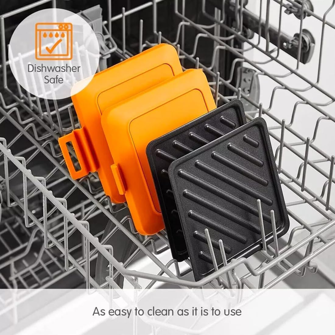Best Microwave Toastie Sandwich Maker - Fast & Easy Microwavable Toastie Maker - Dishwasher Safe & Quick Cooking - Perfect for Breakfast, Lunch & Snacks (Red)