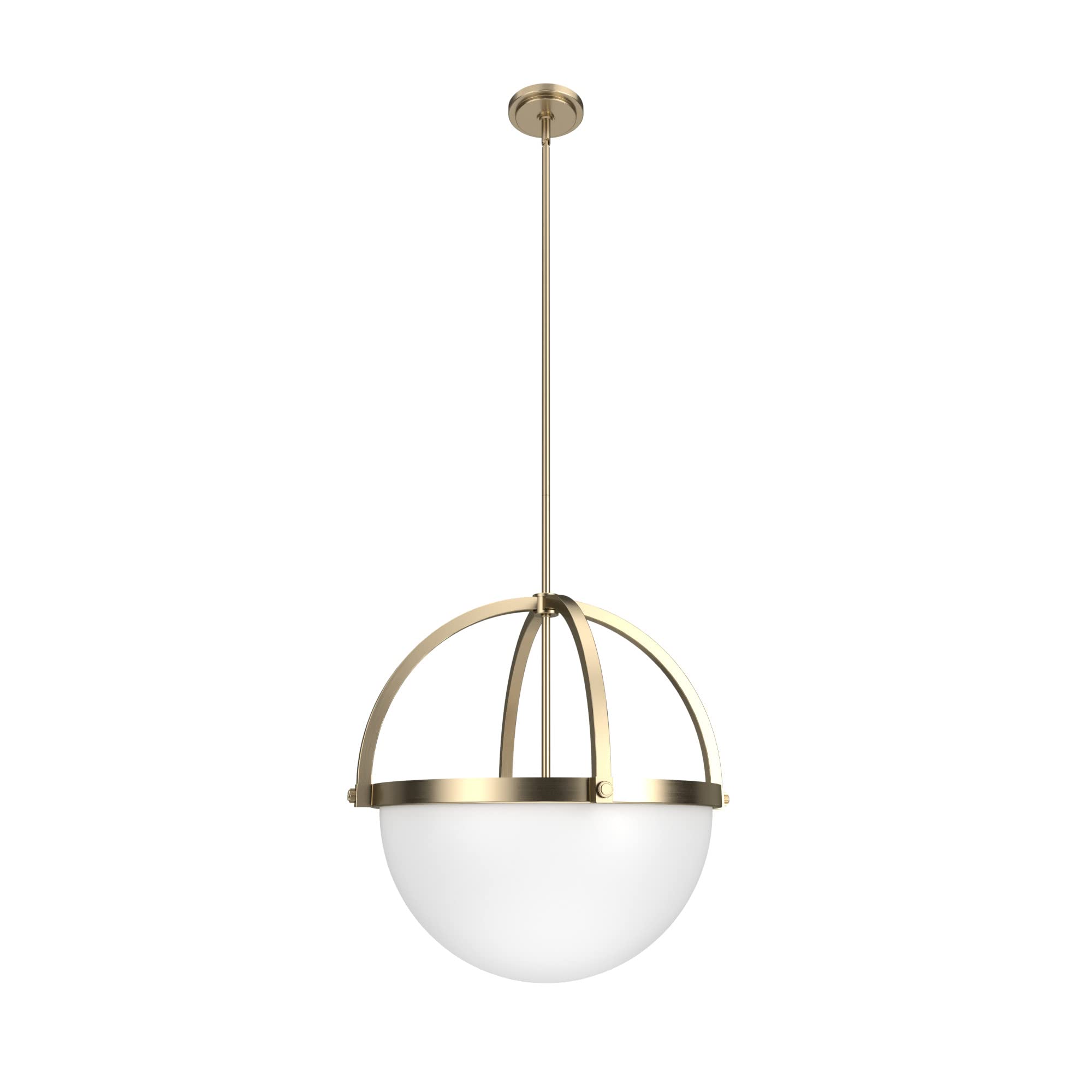 Hunter Fan Company 19238 Wedgefield Pendant Light in Alturas Gold - Modern Ceiling Lighting Fixture for Dining Room, Kitchen Island & Foyer Decor