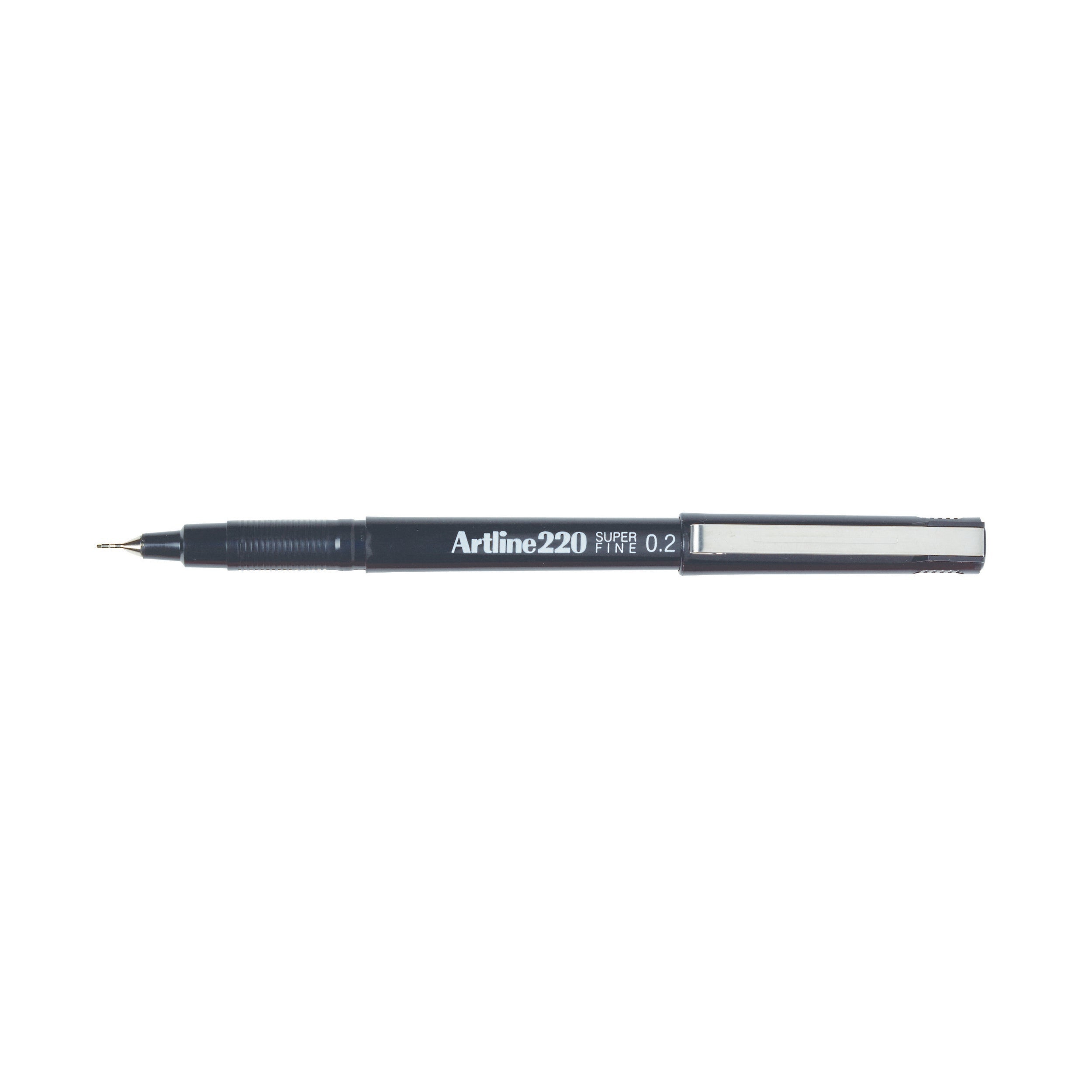 Artline 220 Fineliner Pen - Ultra Fine 0.2mm Black Ink Marker for Sketching, Drawing & Note Taking - Perfect for Artists, Students & Office Use