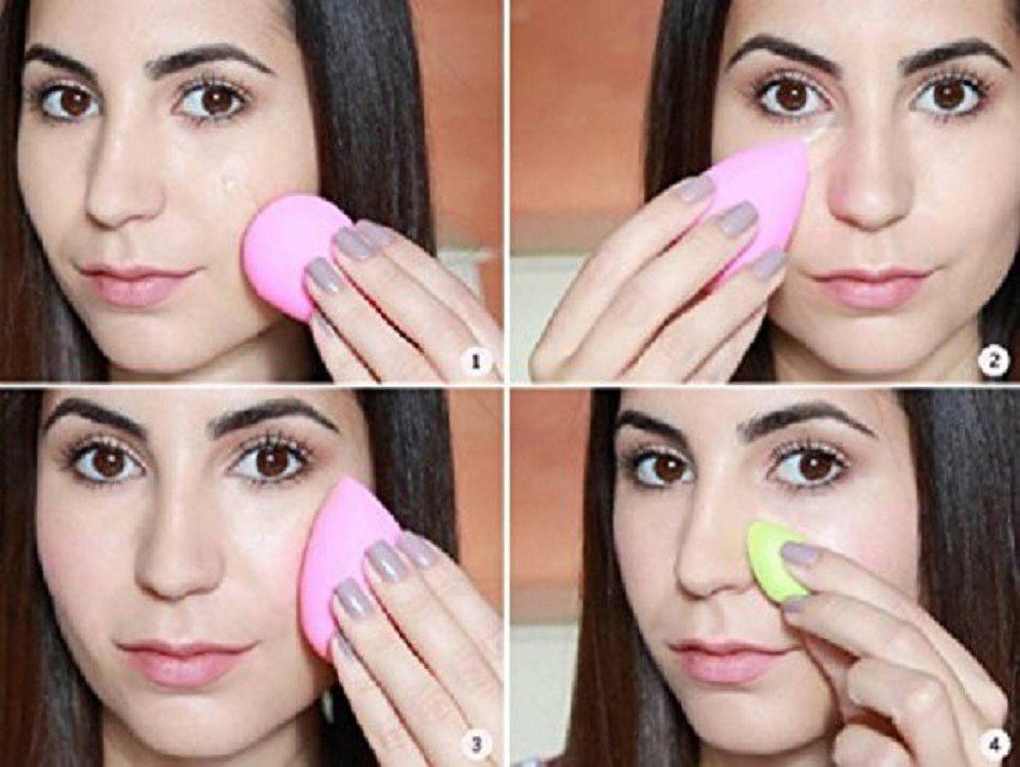 Premium Makeup Sponges & Beauty Blenders - Water Drop Style for Flawless Foundation & Concealer Application - Perfect for Daily Makeup, Contouring & Professional Use