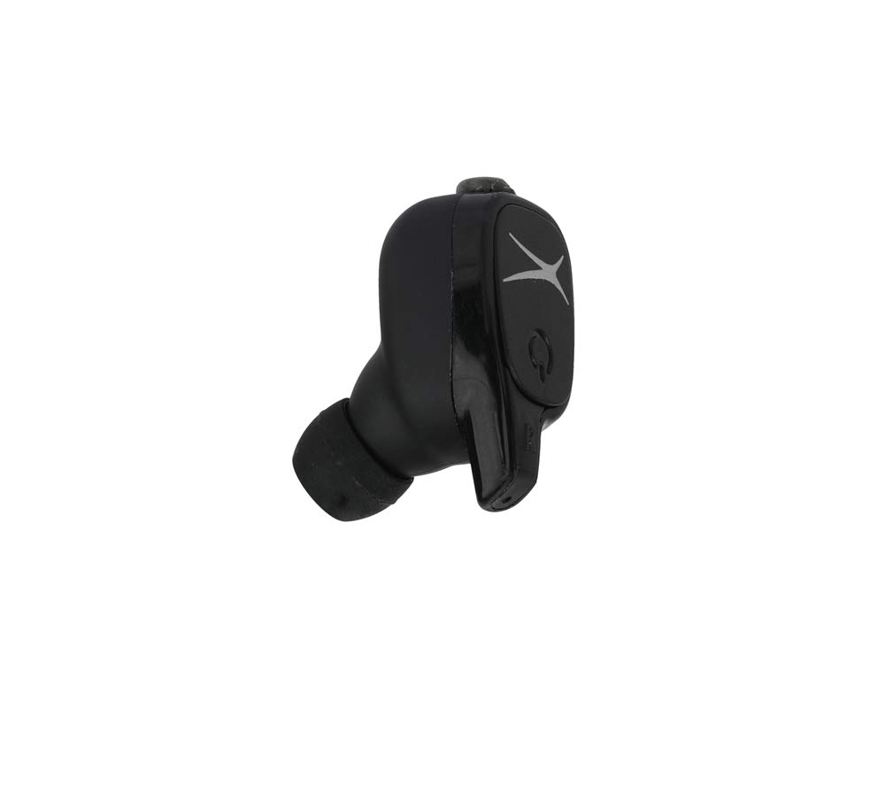 Altec Lansing MZX635 True Wireless Earbuds with Charging Case - IPX4 Waterproof Bluetooth Headphones for Running, Gym & Travel - Black Wireless Earbuds for iPhone & Android