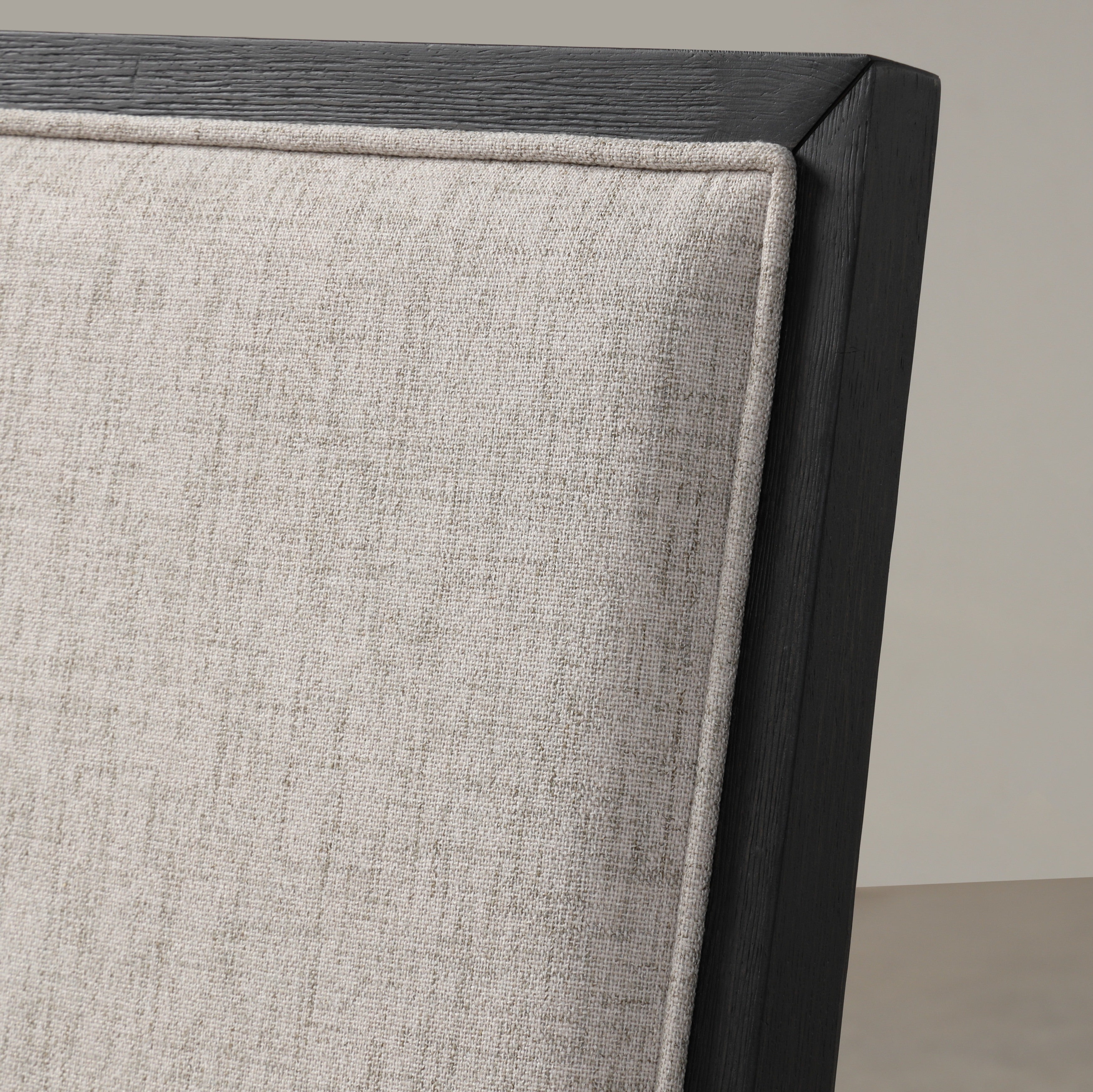 Roundhill Furniture Modern Upholstered Dining Chairs - Gray Set of 2 - Comfortable Contemporary Kitchen & Dining Room Chairs for Home Decor