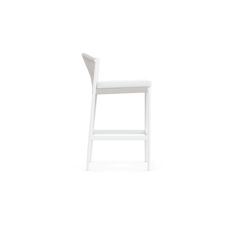 Premium Catalina Outdoor Bar Stool - Weather-Resistant Patio Bar Height Chair for Backyard, Poolside & Deck - Adjustable Height Counter Stool for Outdoor Entertaining