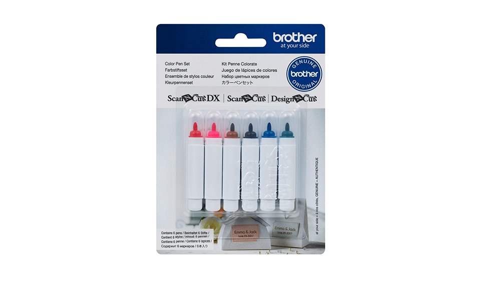 Brother Scan N Cut Pen Set 1 for CM & SDX Series - Premium Crafting Pens for DIY Scrapbooking, Card Making & Vinyl Cutting Projects