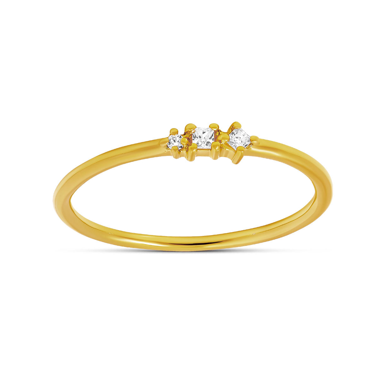 Awaken Light Ring Gold - Elegant 18K Gold Plated Ring for Women, Perfect for Parties, Weddings & Everyday Wear