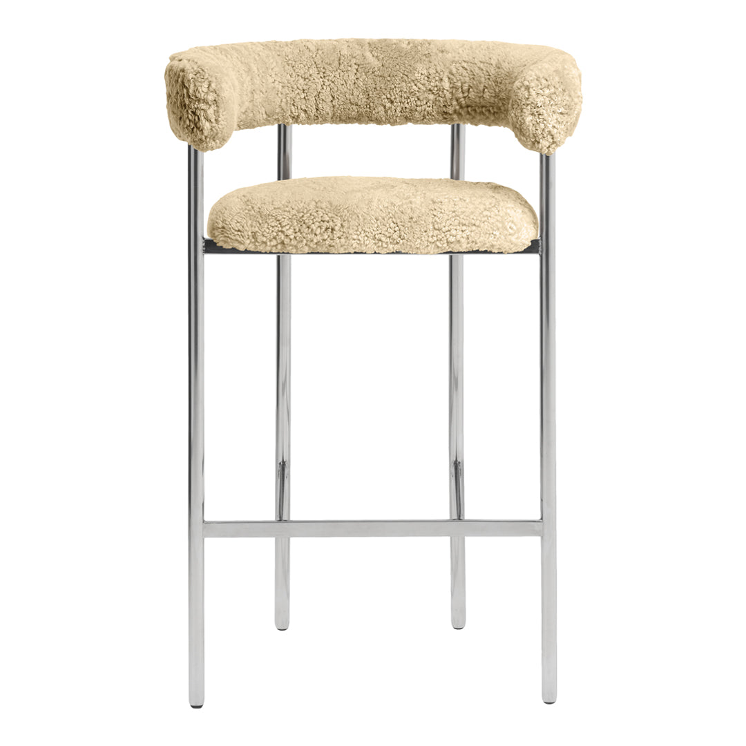 Modern Font Bar Stool with Arms - Adjustable Height Counter Stool for Kitchen Island, Breakfast Bar & Home Decor - Comfortable & Stylish Seating Solution