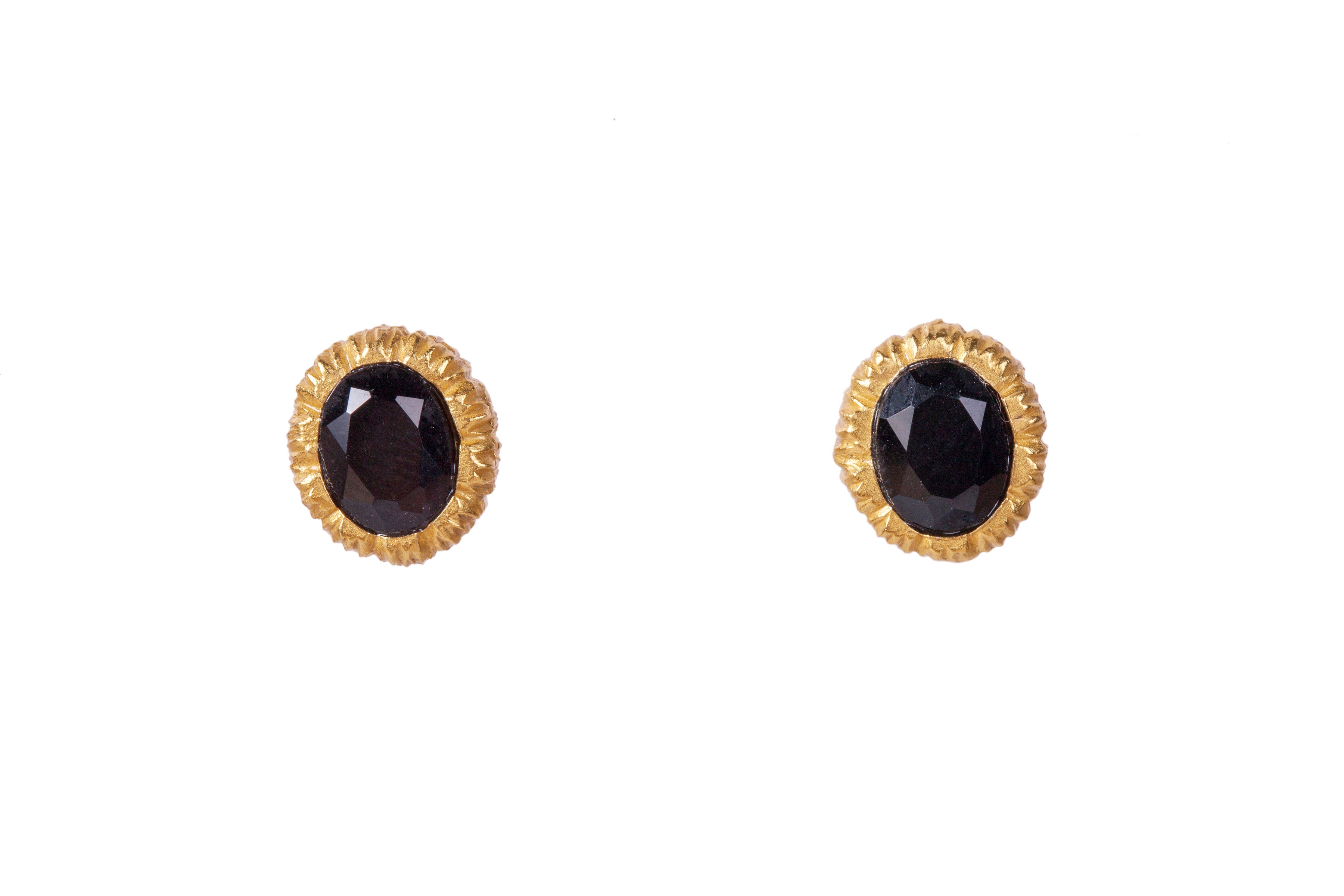 Vicky Stud Earrings - Black Onyx Gemstone Earrings for Women | Elegant & Minimalist Jewelry for Everyday Wear, Parties & Gifts