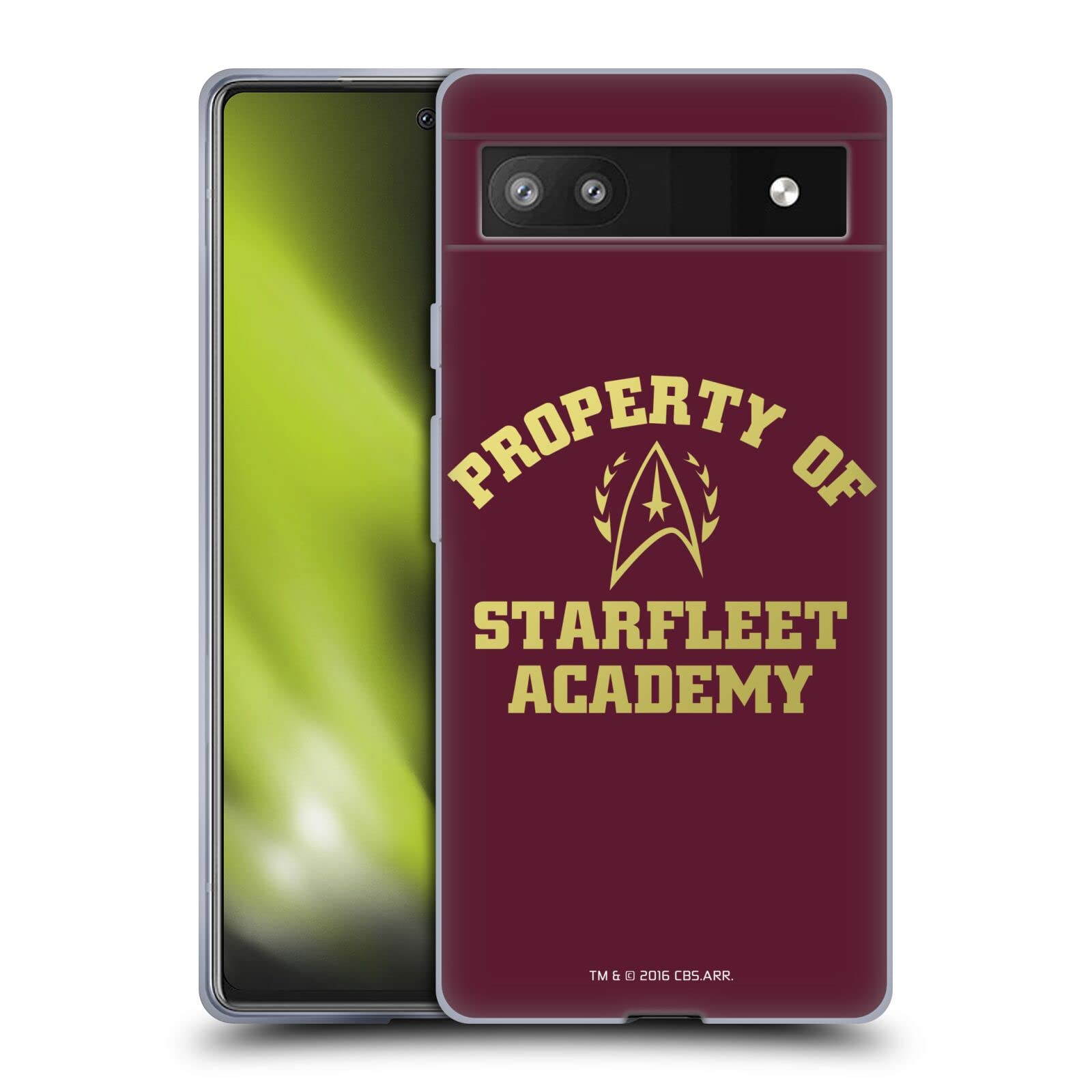 Star Trek Starfleet Academy Case for Google Pixel 6a - Durable Soft Gel Cover for Fans