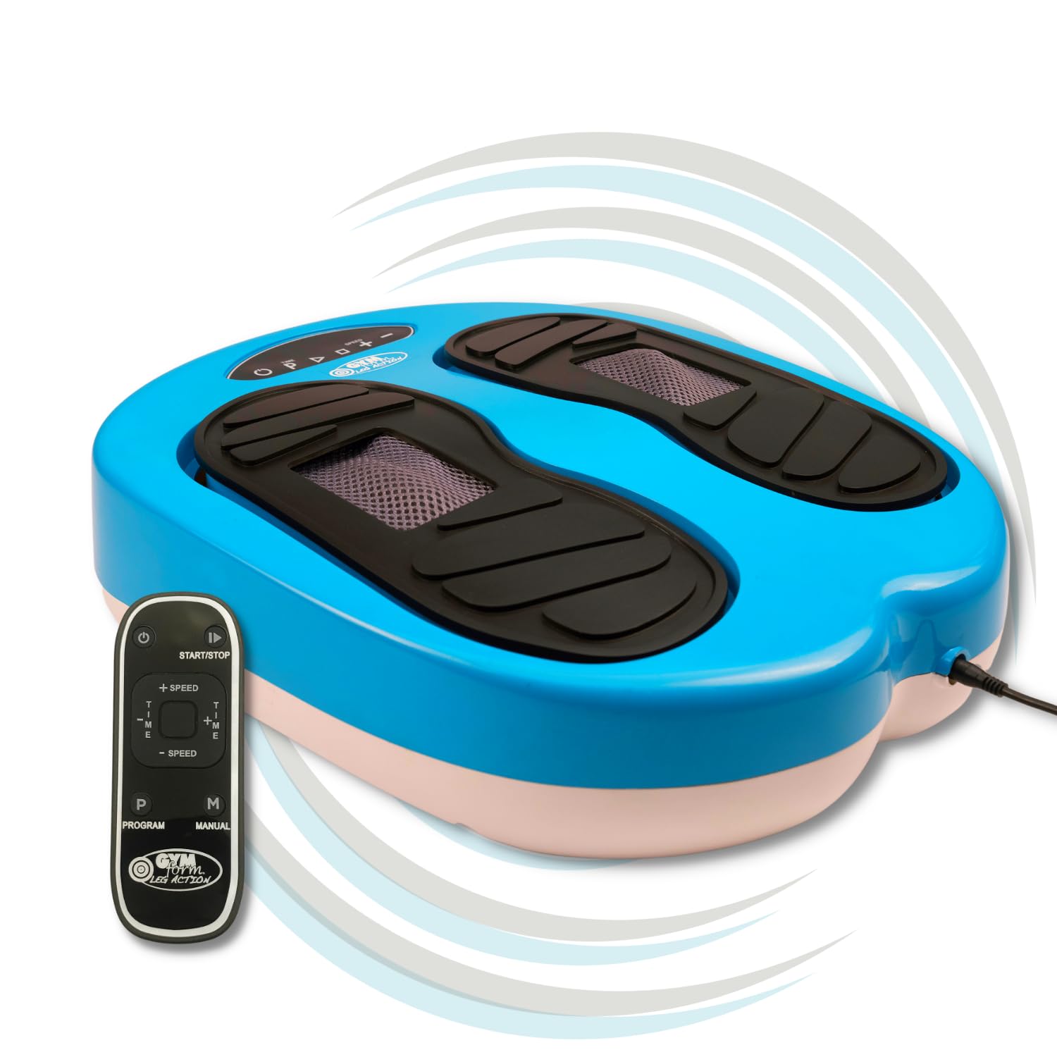 GYMFORM Shiatsu Foot Massager with Remote Control - 10 Programs & 20 Speeds for Pain Relief, Improved Circulation - Perfect for Home Relaxation, Office Stress Relief & Post-Workout Recovery