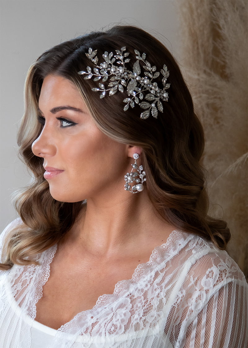 Elegant Wedding Headpiece Sarah - Bridal Hair Accessories for Bride, Bridesmaids & Flower Girls | Perfect for Weddings, Prom & Special Occasions