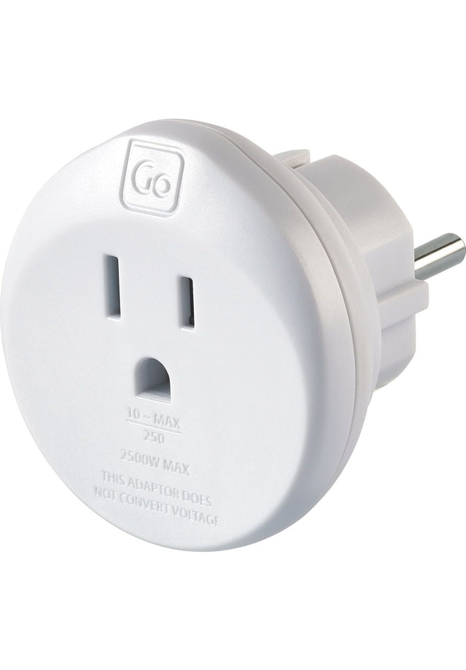 Universal Travel Adapter for North America & Europe - Compact Power Plug Converter for USA, Canada, UK, EU - Perfect for Business Trips, Vacations & International Travel Accessories