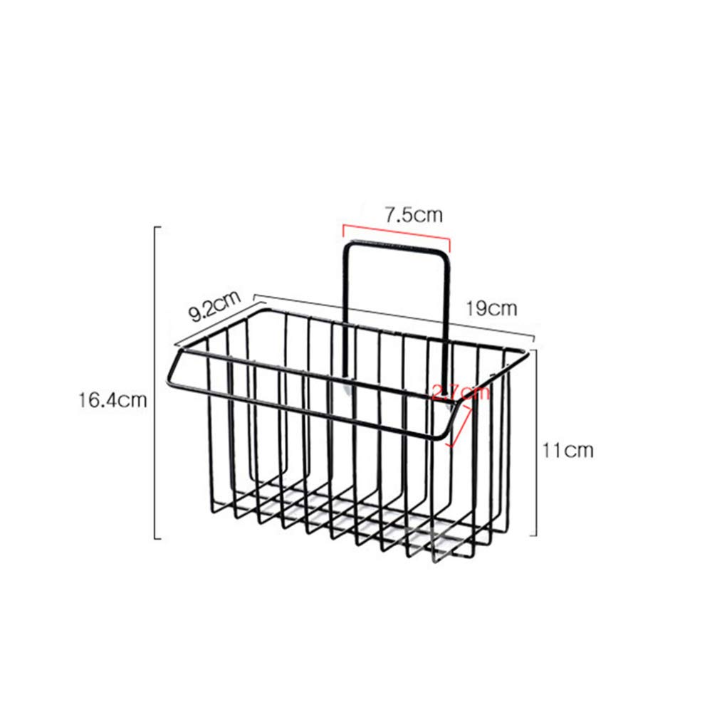 Stainless Steel Kitchen Sponge Holder & Drain Rack - Wall Mounted Organizer for Sponges, Brushes & Cleaning Tools | Perfect for Small Spaces, Under Sink Storage & Kitchen Organization
