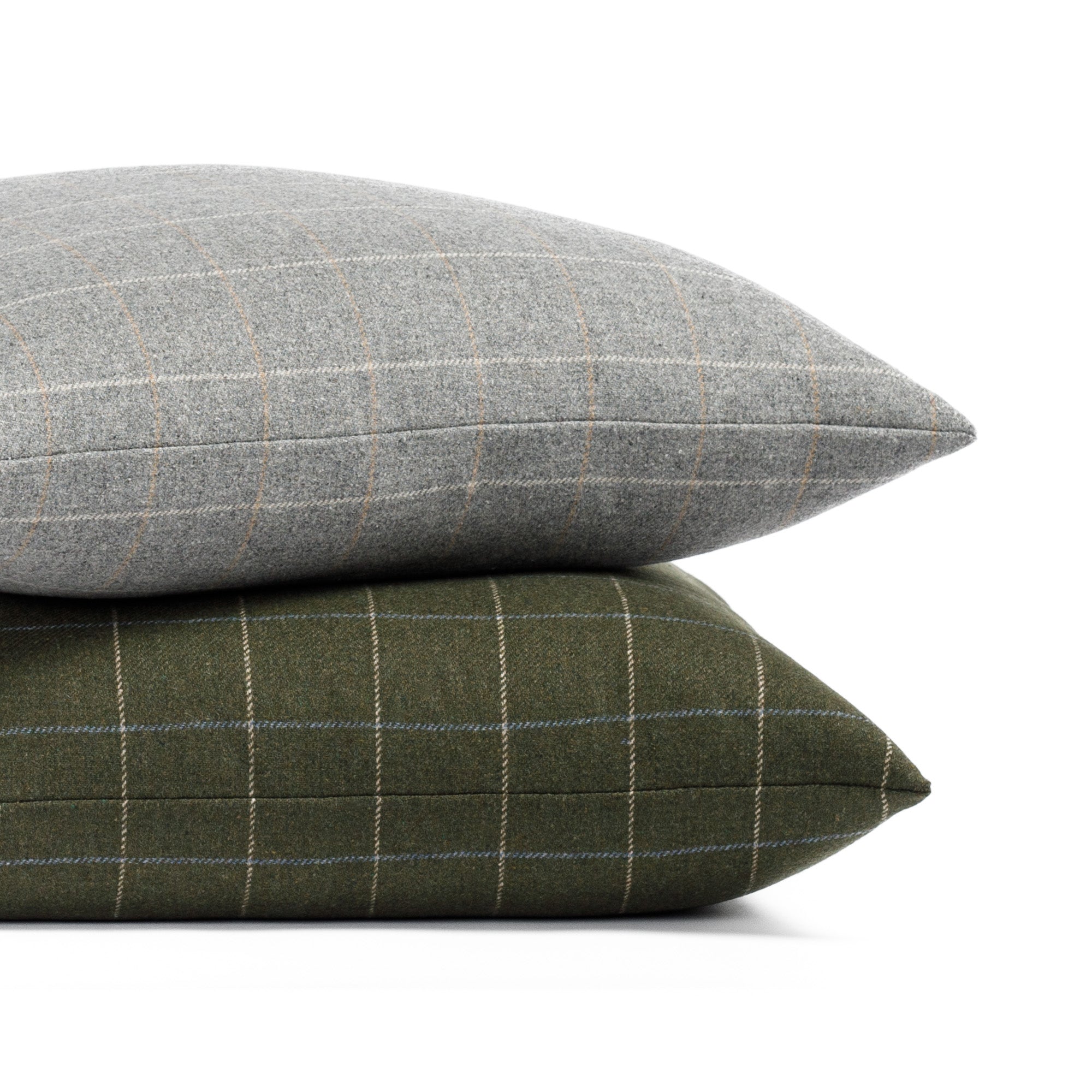 Addison Plaid 20x20 Decorative Throw Pillow Cover - Flagstone Pattern for Sofa, Bed & Home Decor