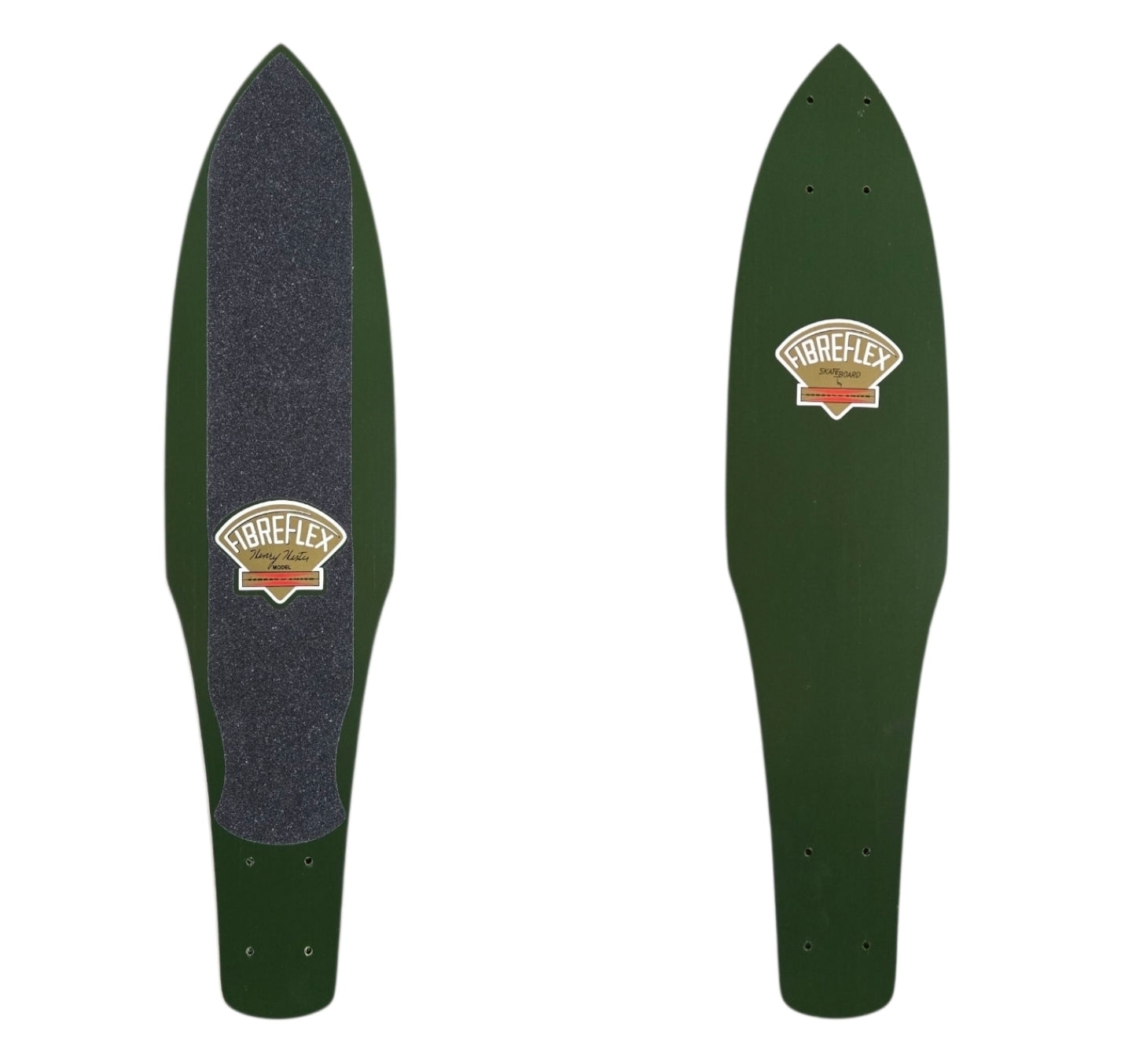 G&S Gordon & Smith FibreFlex Pro Henry Hester Skateboard Deck - Solid Green | High-Performance Cruiser Board for Street & Park Skating