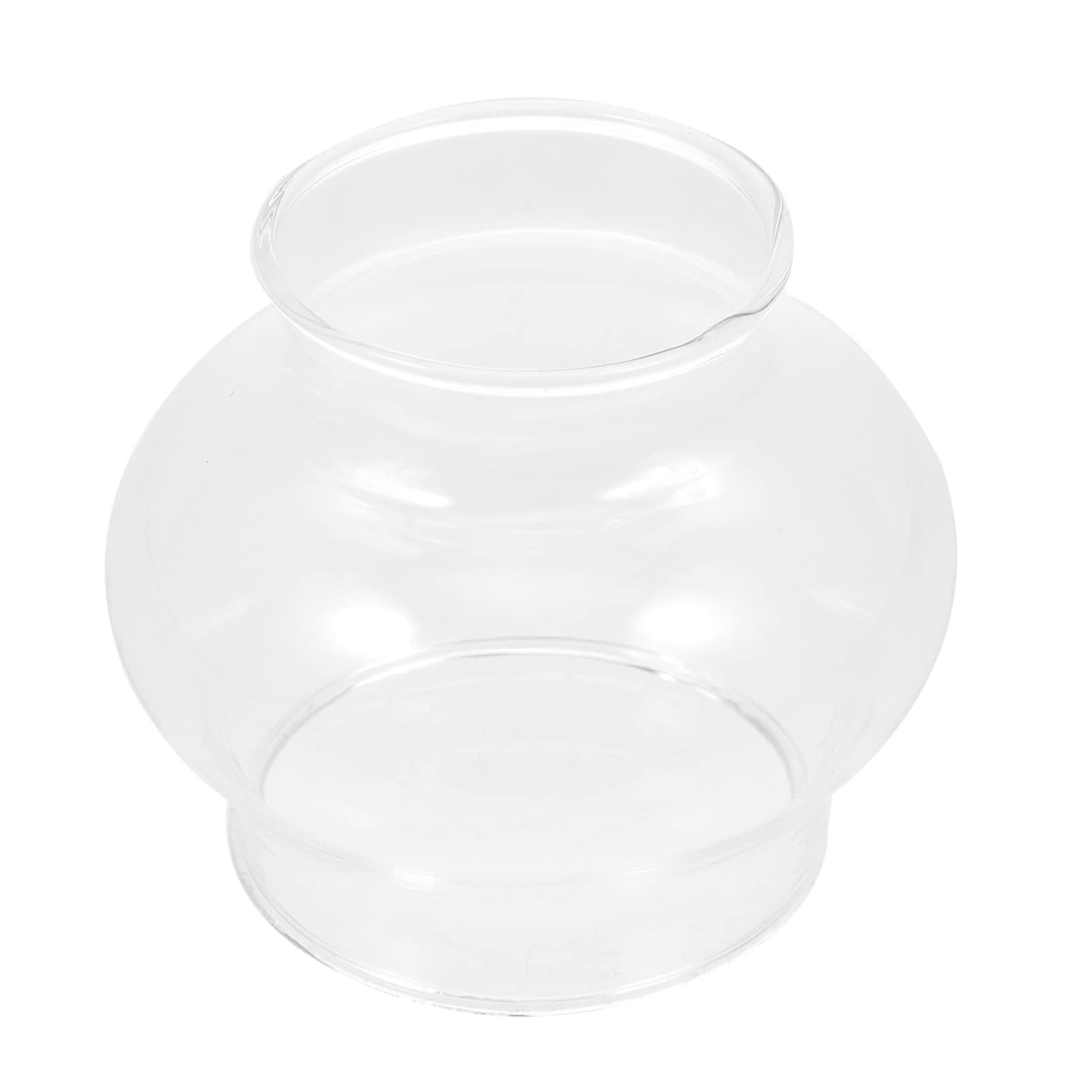 BESPORTBLE Clear Glass Lamp Chimney - Windproof Kerosene & Oil Lamp Shade, Candle Holder Sleeve for Vintage Lanterns - Perfect for Outdoor Camping, Emergency Lighting & Home Decor