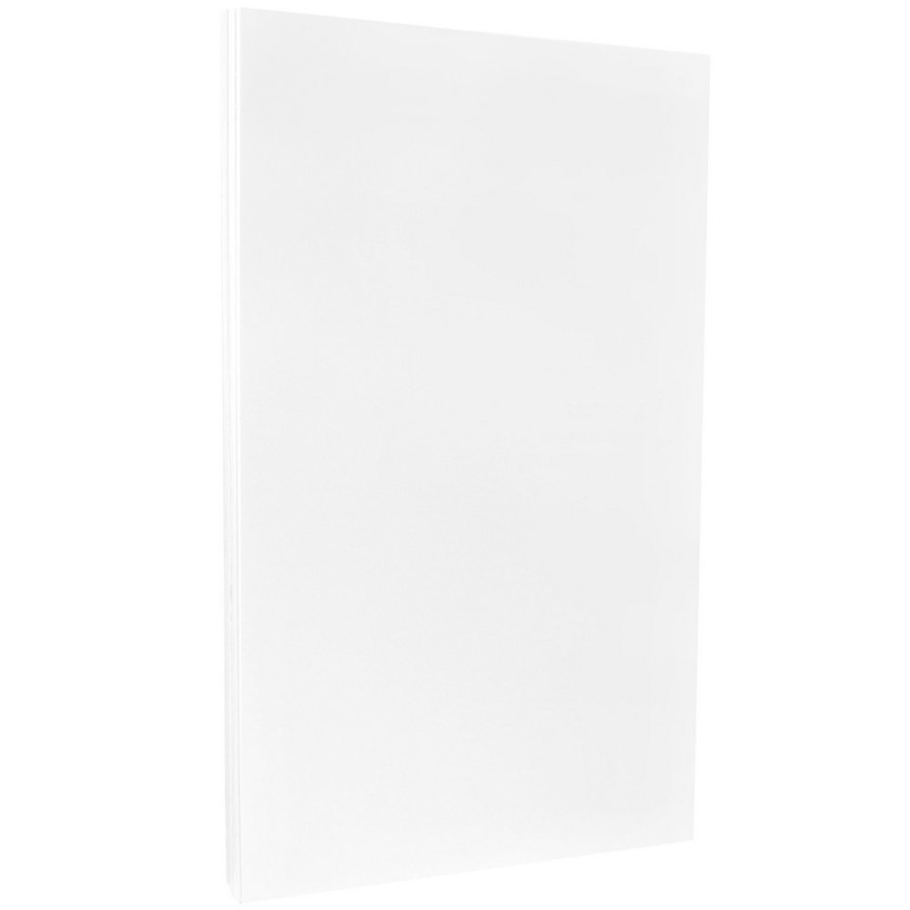 Glossy 80lb Cardstock - 8.5x14 Legal Coverstock - 50 Sheets for Crafting & Printing