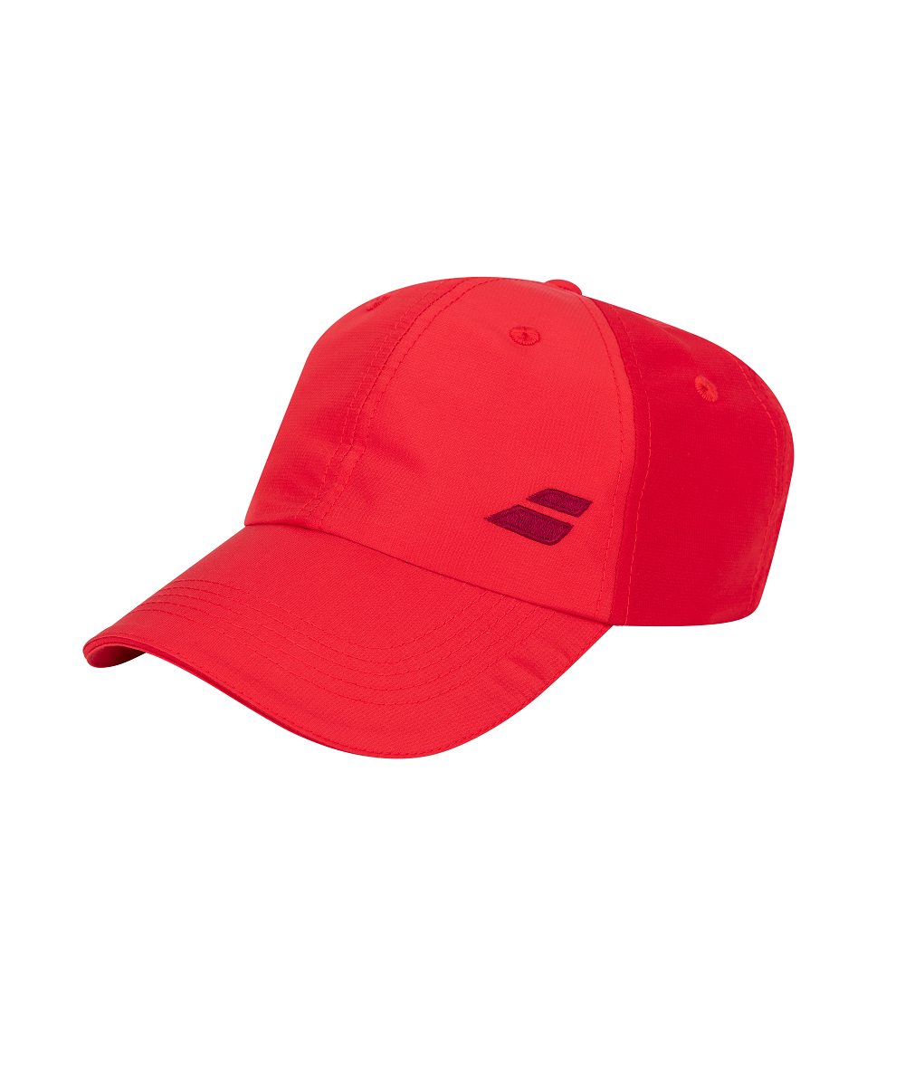 Babolat Junior Basic Logo Hat for Kids - Red Tennis Cap for Boys & Girls - Perfect for Outdoor Sports, Training, and Sun Protection