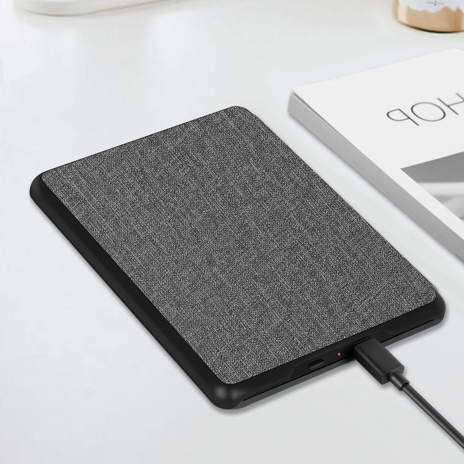 Ayotu Protective Case for Kindle 10th Generation (2019 Release) - Shockproof Cover with Auto Wake/Sleep Function, Compatible with Amazon Kindle 10th Gen 2019 (Not for Kindle Paperwhite/Oasis/2022 Models) - Grey - Perfect for Reading, Travel & Daily Use