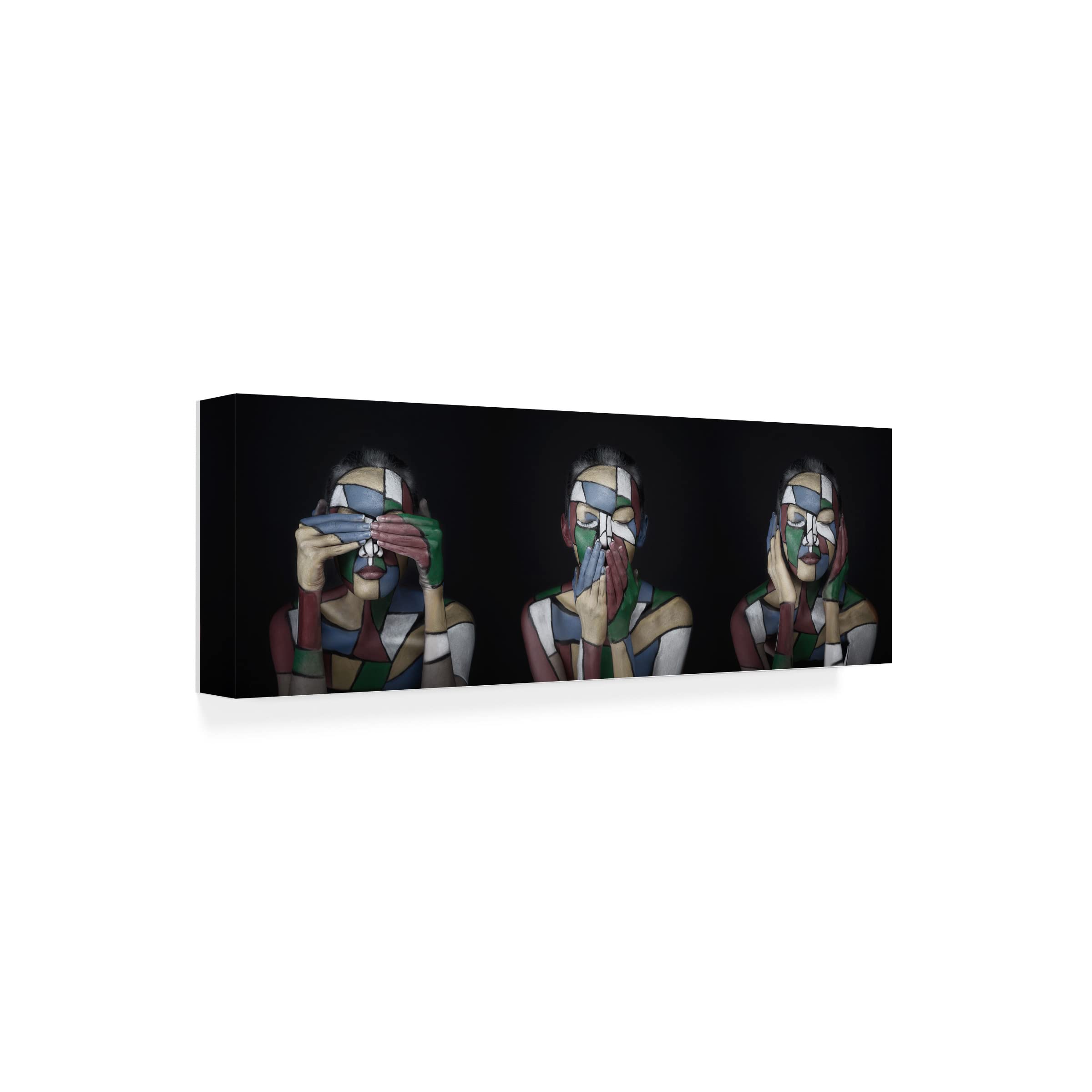 Trademark Fine Art 'Limitation' Canvas Wall Art by Gavin Torinno - Modern Abstract Painting for Living Room, Bedroom & Office Decor