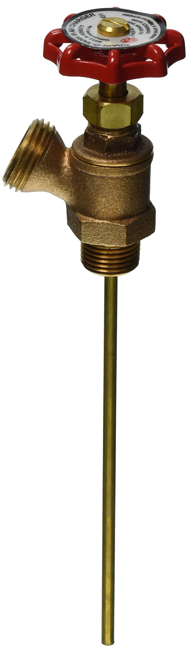 Bell & Gossett 113041 Drain-O-Tank Air Charger - HVAC System Expansion Tank Accessory for Water Drainage & Pressure Maintenance | Perfect for Residential & Commercial Heating Systems