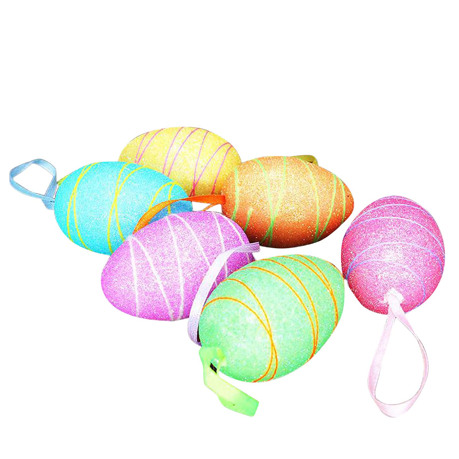 Easter Party Decorations - Foam Hanging Pendants & Diamond Ornaments for Home, Living Room - Easter Holiday Decor for Indoor & Outdoor Celebrations