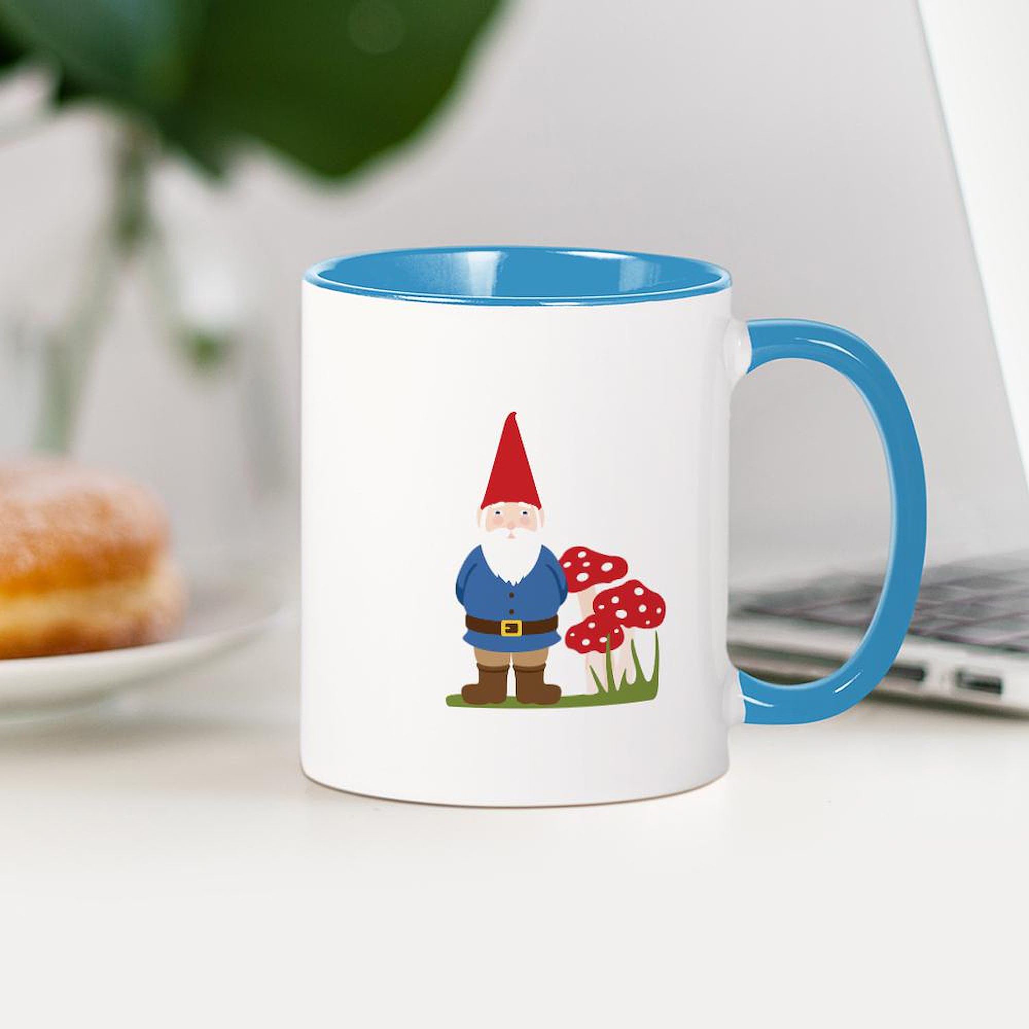 11 oz (325 ml) Ceramic Coffee Mug - Garden Gnome Design by CafePress | Perfect for Home, Office & Gifts