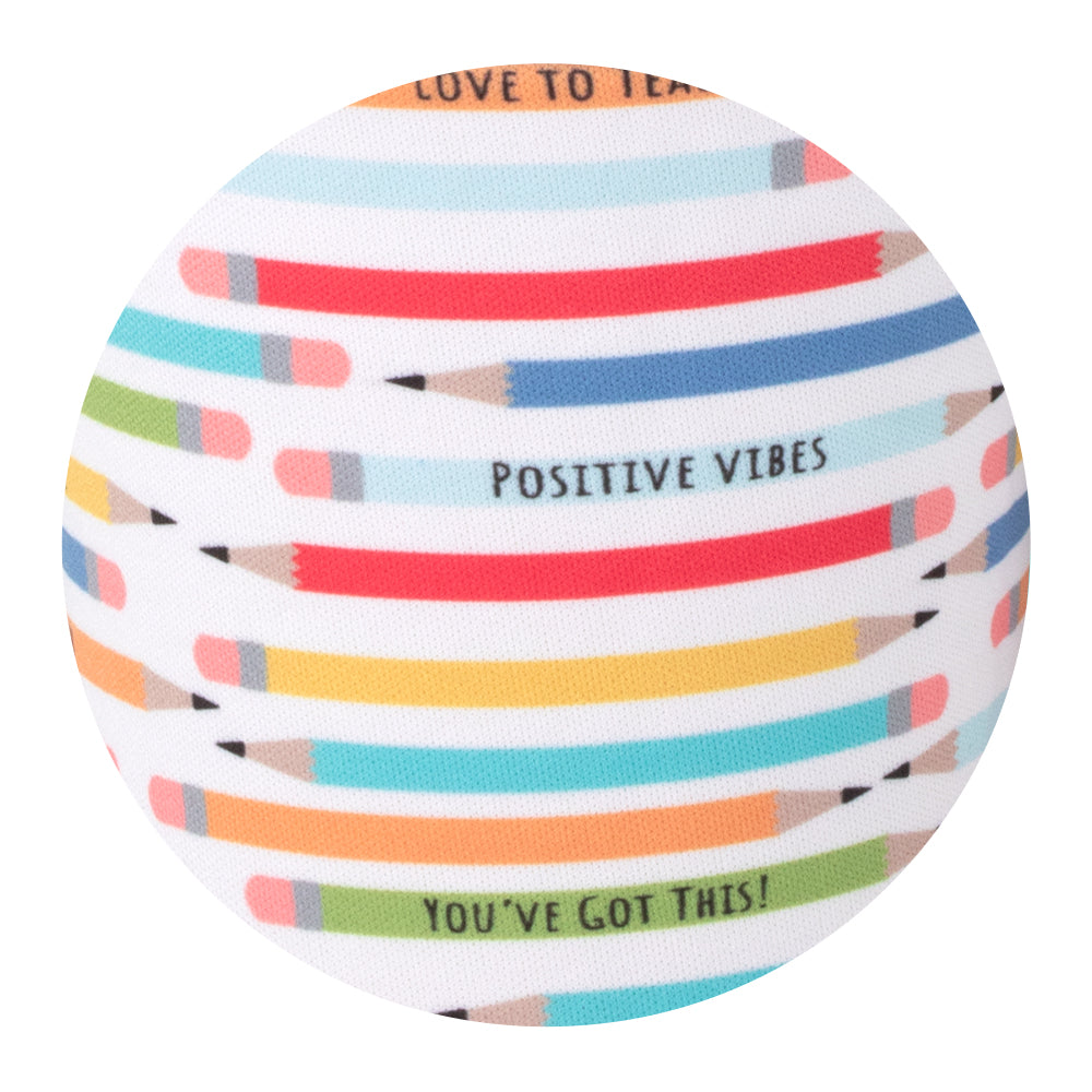Teacher Life Mega Mug Pouch - Large Insulated Coffee Cup Holder for Teachers - Perfect for Classroom, Office & Commute