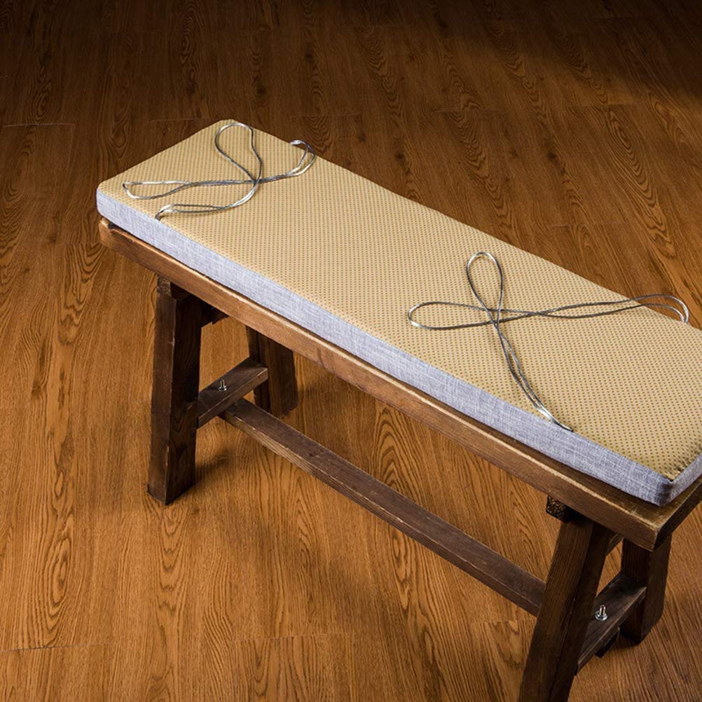 Waterproof Outdoor/Indoor Bench Cushion with Ties - Non-Slip Patio Swing & Piano Bench Seat Pad for Sofa, Settee & Furniture - Perfect for Garden, Deck, Porch & Home Decor