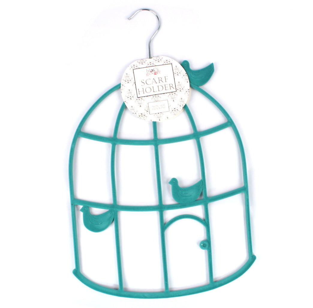 Stylish Bird Cage Scarf Hanger - Vintage-Inspired Organizer for Scarves, Shawls & Accessories - Perfect for Closet, Bedroom & Bathroom Storage