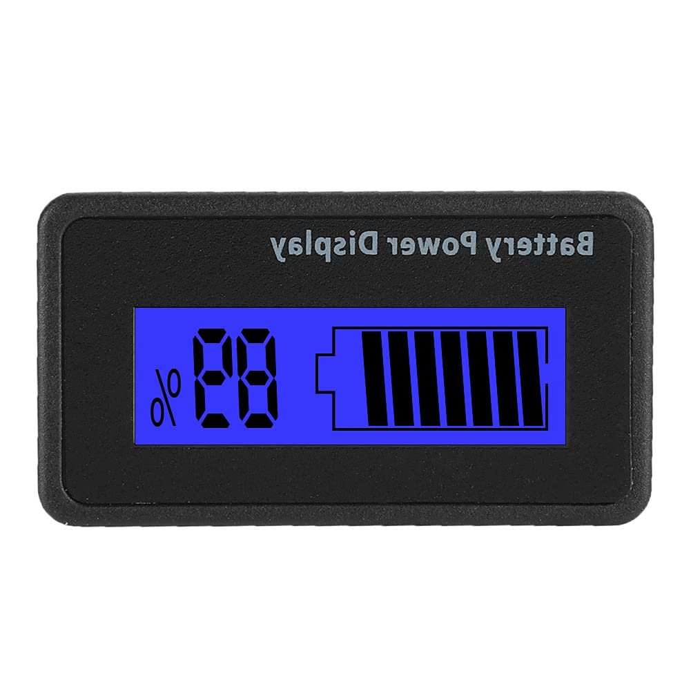 Battery Capacity Indicator & Tester - HTN/PCB Voltage Meter for Home Use (Blue) | Monitor AA AAA Li-ion Batteries for Flashlights, Toys & Electronics