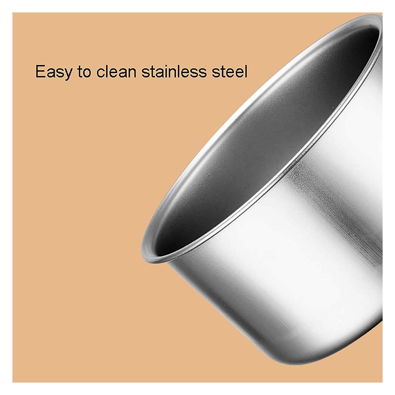 Portable Electric Lunch Box Food Warmer - Stainless Steel 2-in-1 Heating Lunch Box for Home & Office | Perfect for Meal Prep, Commuting, and Traveling