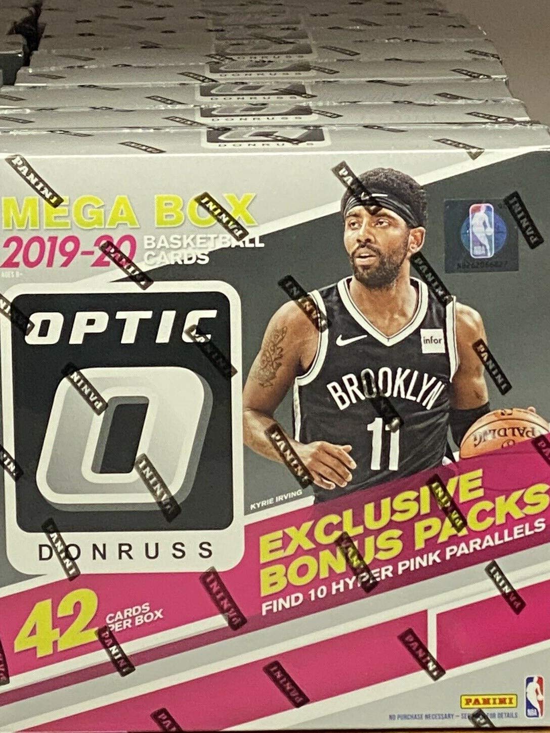 2019-20 Panini Optic Mega Box NBA Basketball Trading Cards - Factory Sealed Collectors Box with Hyper Pink Parallels | Perfect for Sports Memorabilia Collectors and NBA Fans