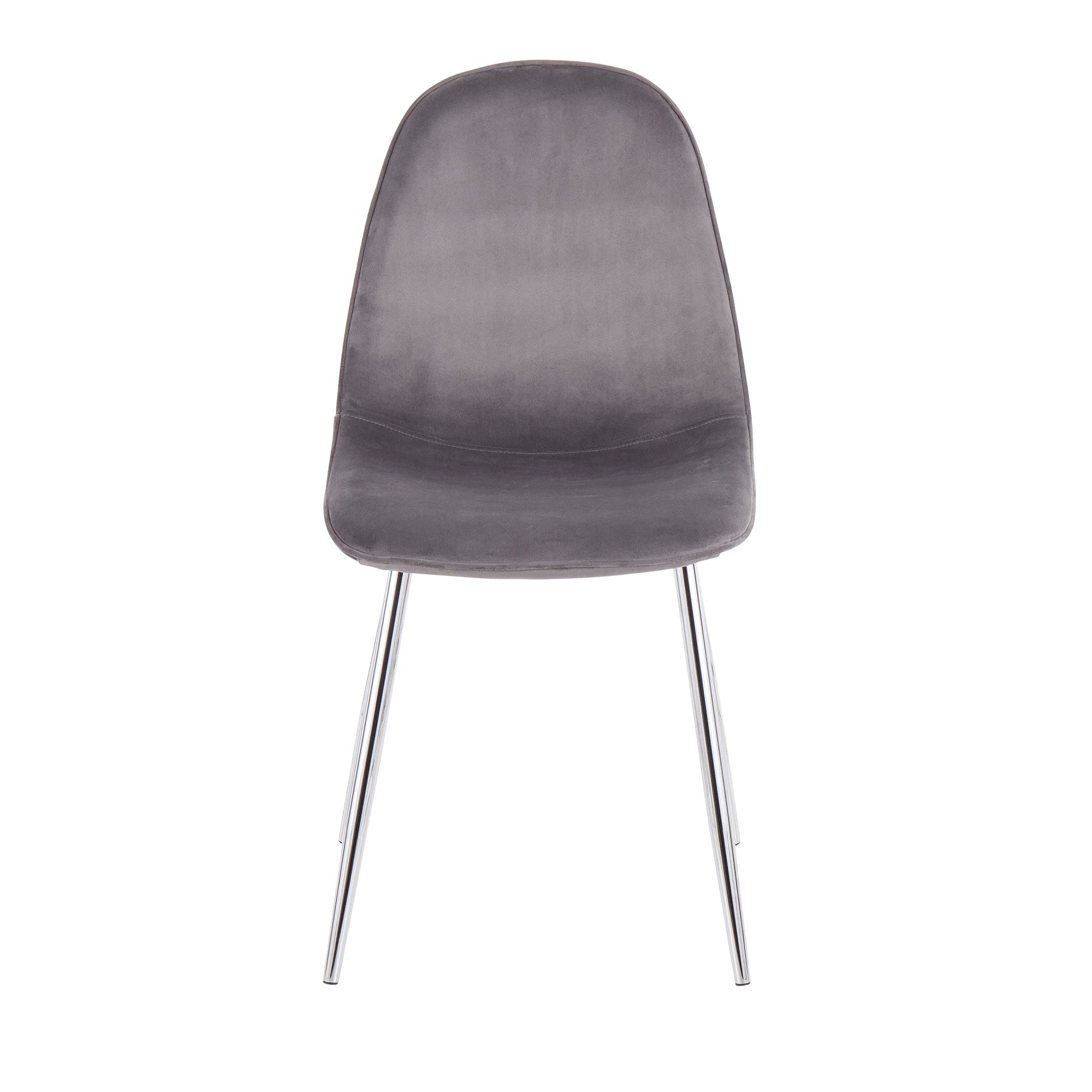 LumiSource Pebble Chair - Modern Upholstered Dining Chairs Set of 2, Comfortable Kitchen Chairs for Dining Table - Perfect for Small Spaces, Breakfast Nooks & Contemporary Home Decor