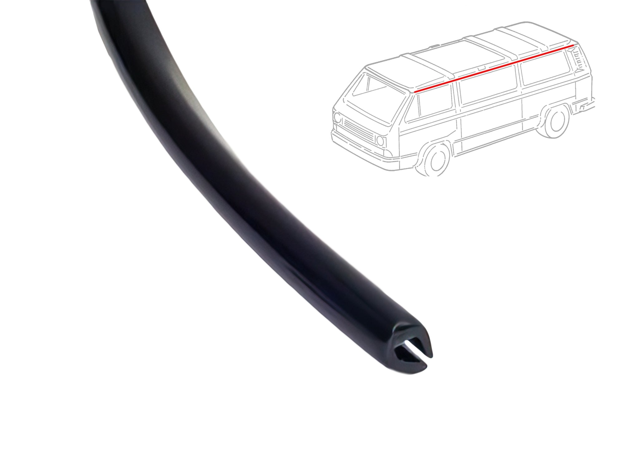 Premium Aftermarket Gutter Trim Molding for Cars - Durable Auto Body Exterior Accessories - Perfect for Vehicle Protection & Style Enhancement