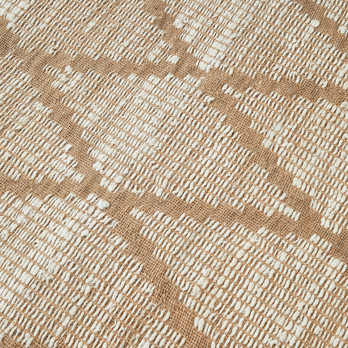 Handmade Bali Rug - Premium Jute & Cotton Boho Chic Area Rug for Living Room, Bedroom & Nursery - Eco-Friendly & Soft Floor Decor