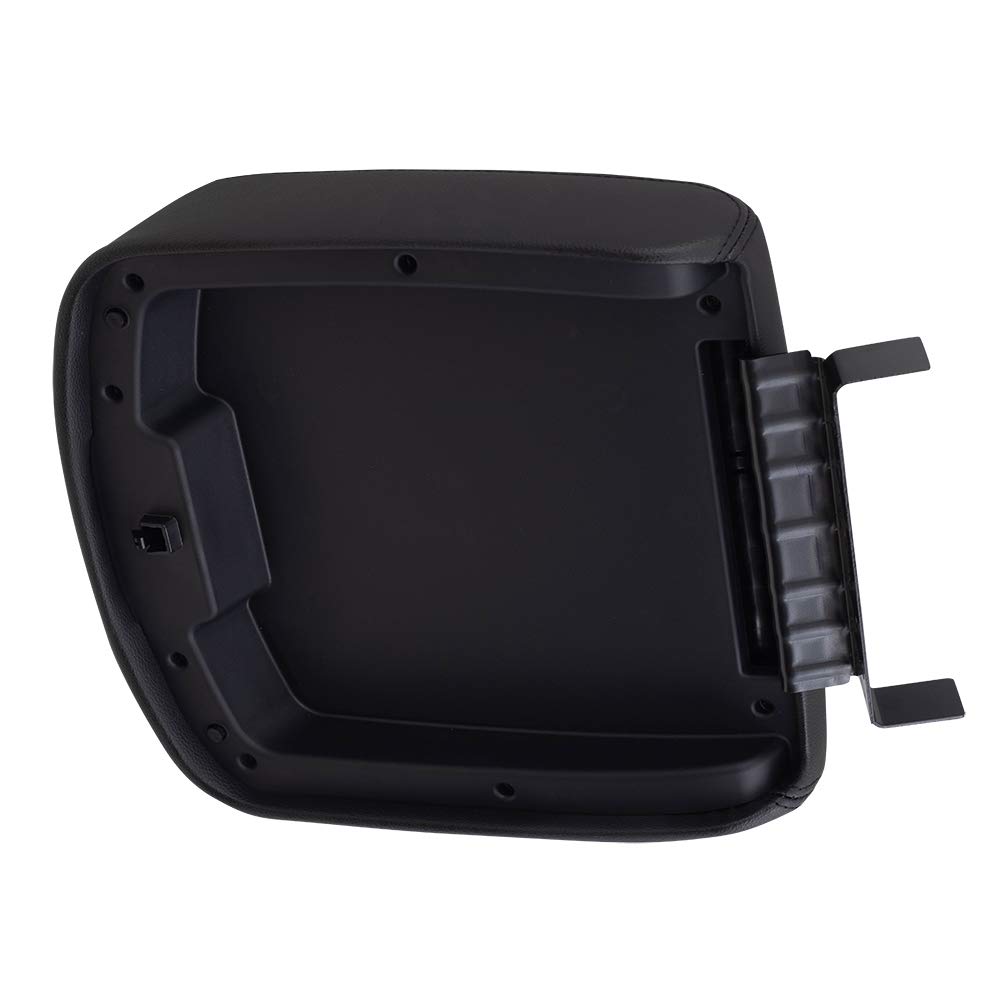 Brock Replacement Black Center Console Armrest Lid Cover for 2007-2013 Chevy Silverado GMC Sierra Tahoe Escalade Pickup Truck - Durable Upgrade for Full Center Console - Perfect for Long Drives & Daily Commutes