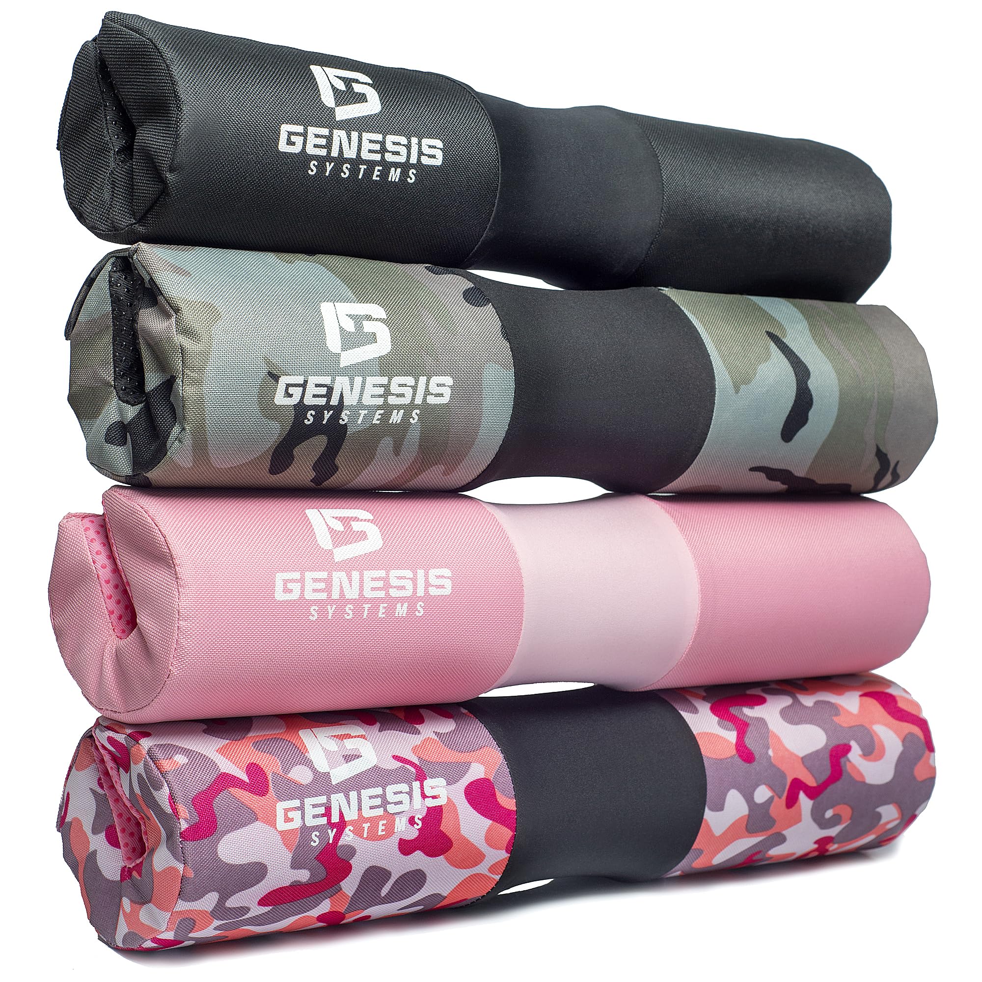 Premium Squat Pad Barbell Cushion - Thick Foam Weight Lifting Pad for Hip Thrusts, Squats & Glute Bridges - Comfortable Neck & Shoulder Support for Olympic & Standard Bars - Ideal for Home Gym & CrossFit Workouts