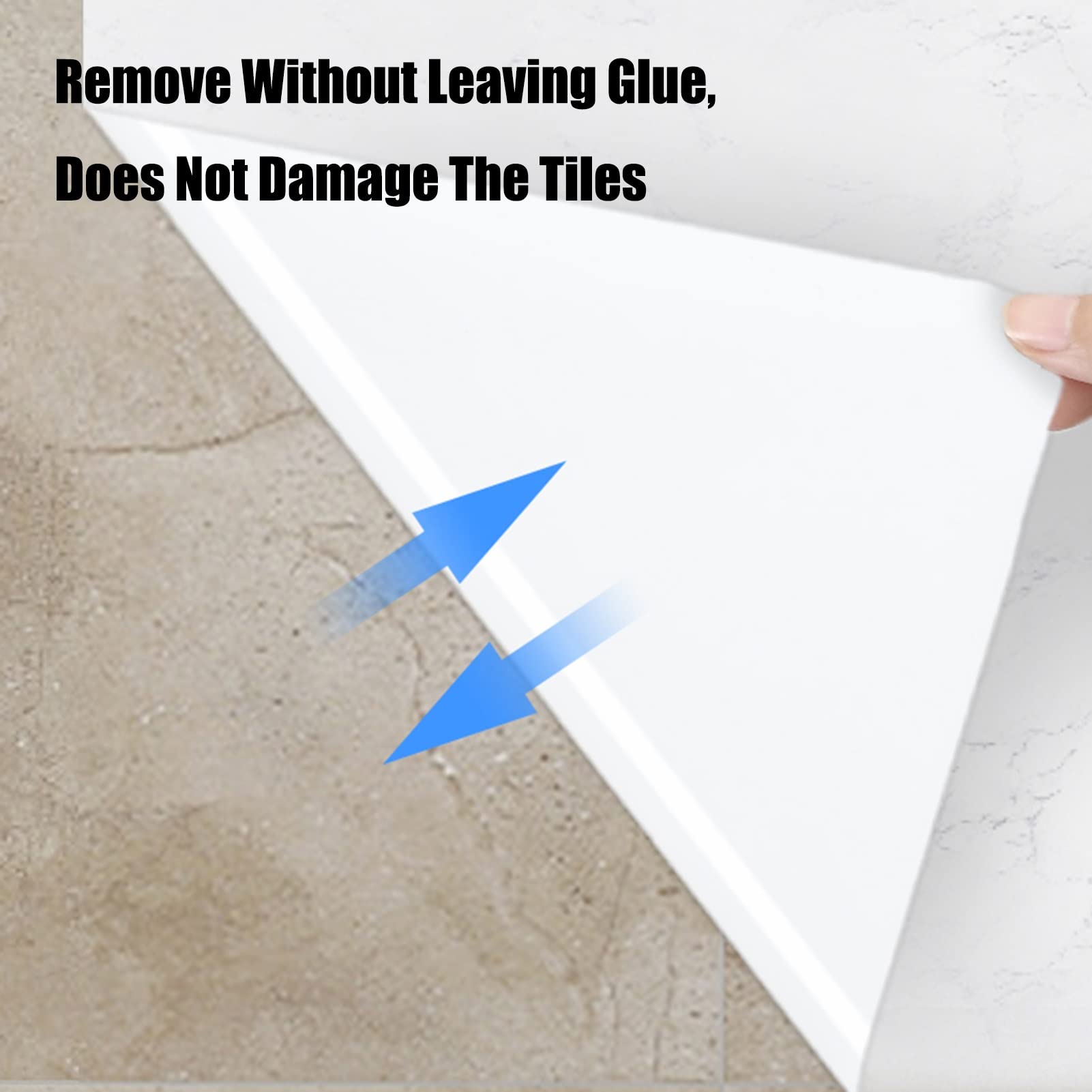 Oil Resistant Wall Stickers for Kitchen - Waterproof Self Adhesive Tile Wallpaper, Moisture Proof Furniture Decals with Fire & High Temperature Resistance (0.6x10m) - Perfect for Backsplash, Countertops, Cabinets & Home Renovation