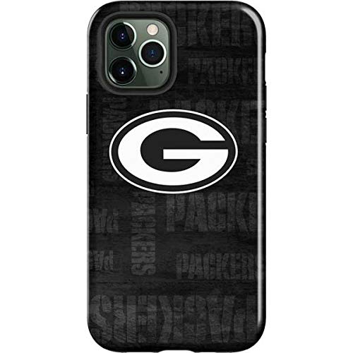 Officially Licensed NFL Green Bay Packers Black & White Impact Phone Case for iPhone 12 Pro - Durable Protection with Stylish Team Design - Perfect for Game Day & Everyday Use