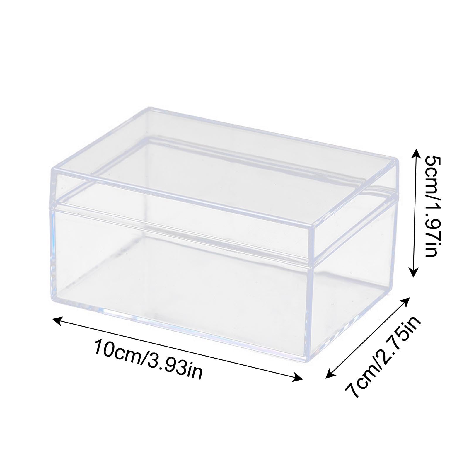 Premium Playing Card Storage Box - Durable Rectangular Display Case for Collectible Trading & Game Cards - Perfect for Card Game Nights, Magic Tricks, and Collectors' Showcases