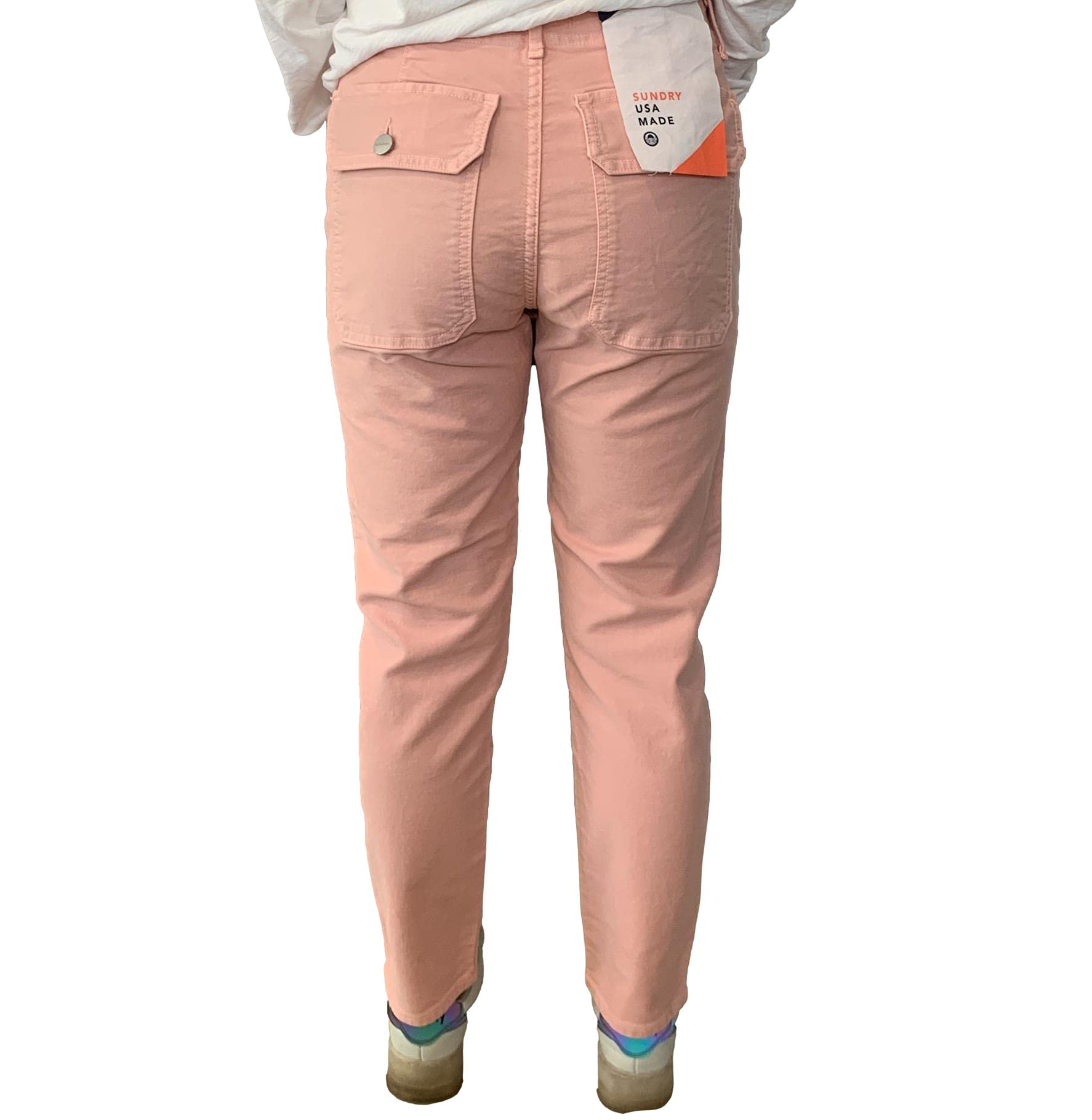 SUNDRY Women's High Waisted Wide Leg Pants - Comfortable Office Work Pants for Business Casual & Professional Wear