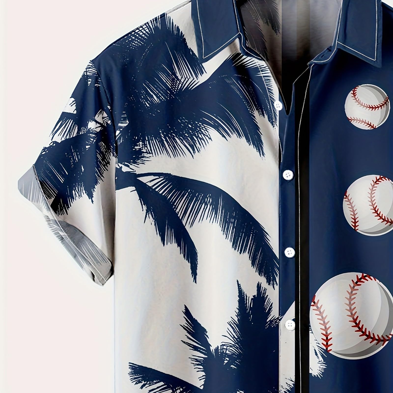Men's Hawaiian Shirt - Tropical Short Sleeve Button Down Beach Shirt for Summer Vacation, Luau Party & Casual Wear | Breathable & Stylish Aloha Shirt