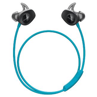 Bose SoundSport Wireless In-Ear Headphones - Sweatproof Bluetooth Earbuds with Secure Fit for Running, Gym & Sports (Aqua Blue)