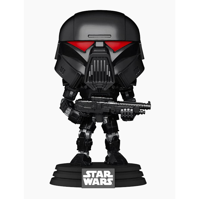 Star Wars The Mandalorian Dark Trooper Action Figure - Battle-Ready Collectible for Display & Play | Perfect for Fans, Collectors & Gift Giving