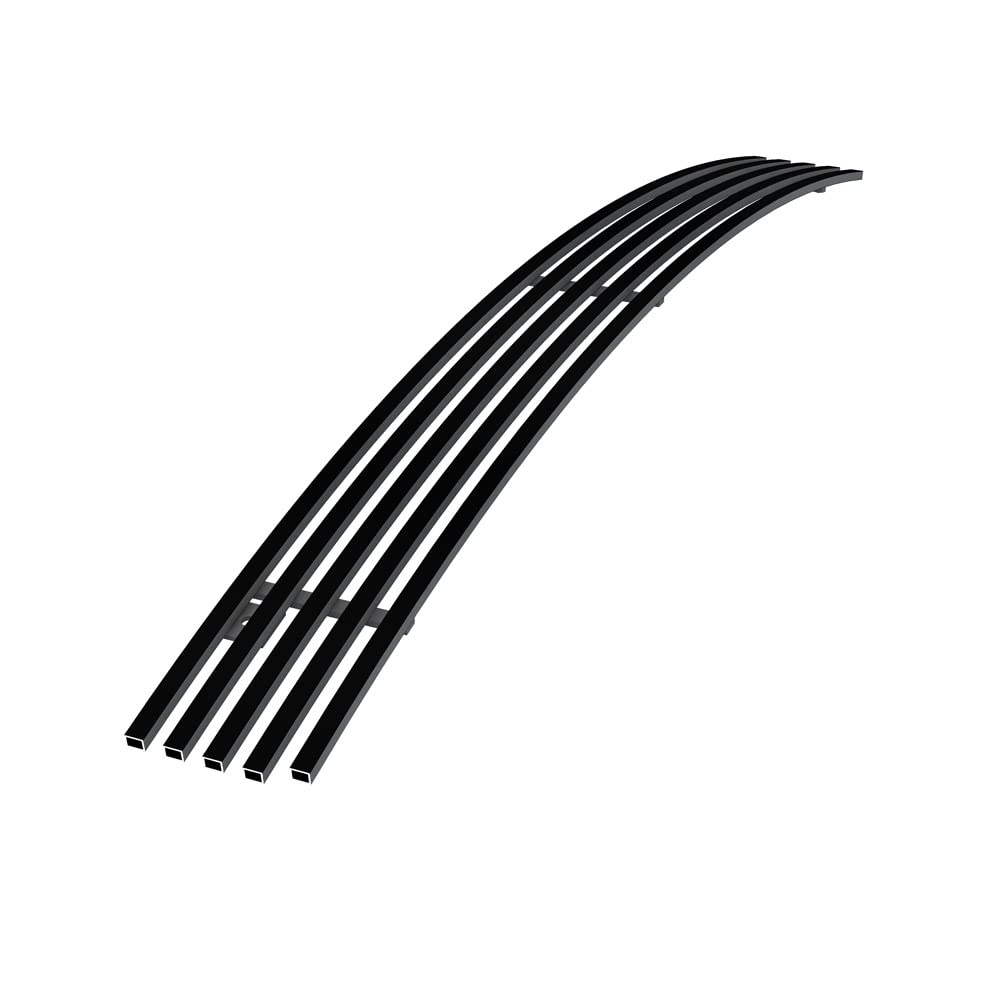 APS Black Billet Front Grill Grille Insert for 2006-2009 Chevy Trailblazer LT - Compatible with Lower Bumper (S18-H66466C) | Upgrade Your SUV's Style & Protection